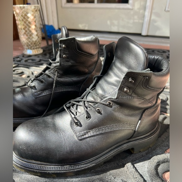 Red Wings Work In Comfort Dr Scholls Black Work Boots - Picture 3 of 5